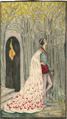 Свешникова Надежда Ивановна. Эскиз театральной декорации 